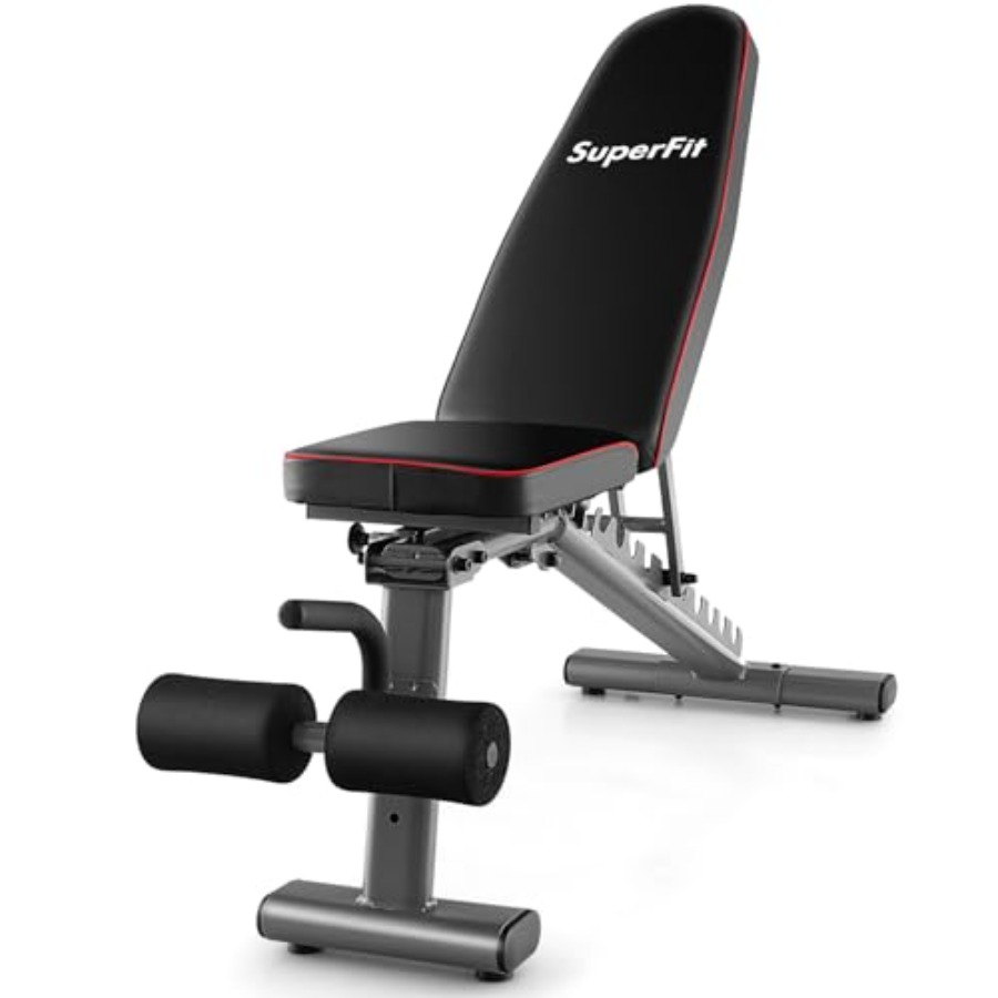 Adjustable Weight Bench - Verstellbare Hantelbank 660lbs Krafttrainingsbank für Ganzkörper-Workout,