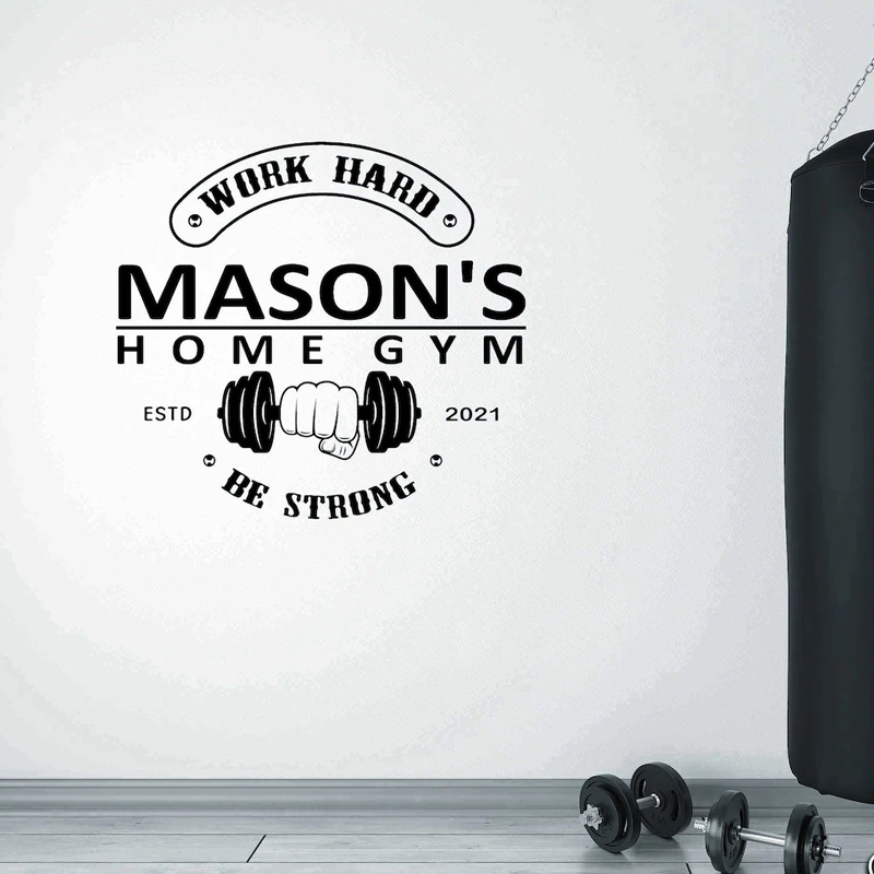 Personalisierter Wandaufkleber – Home Gym Names Bewertung und Preis