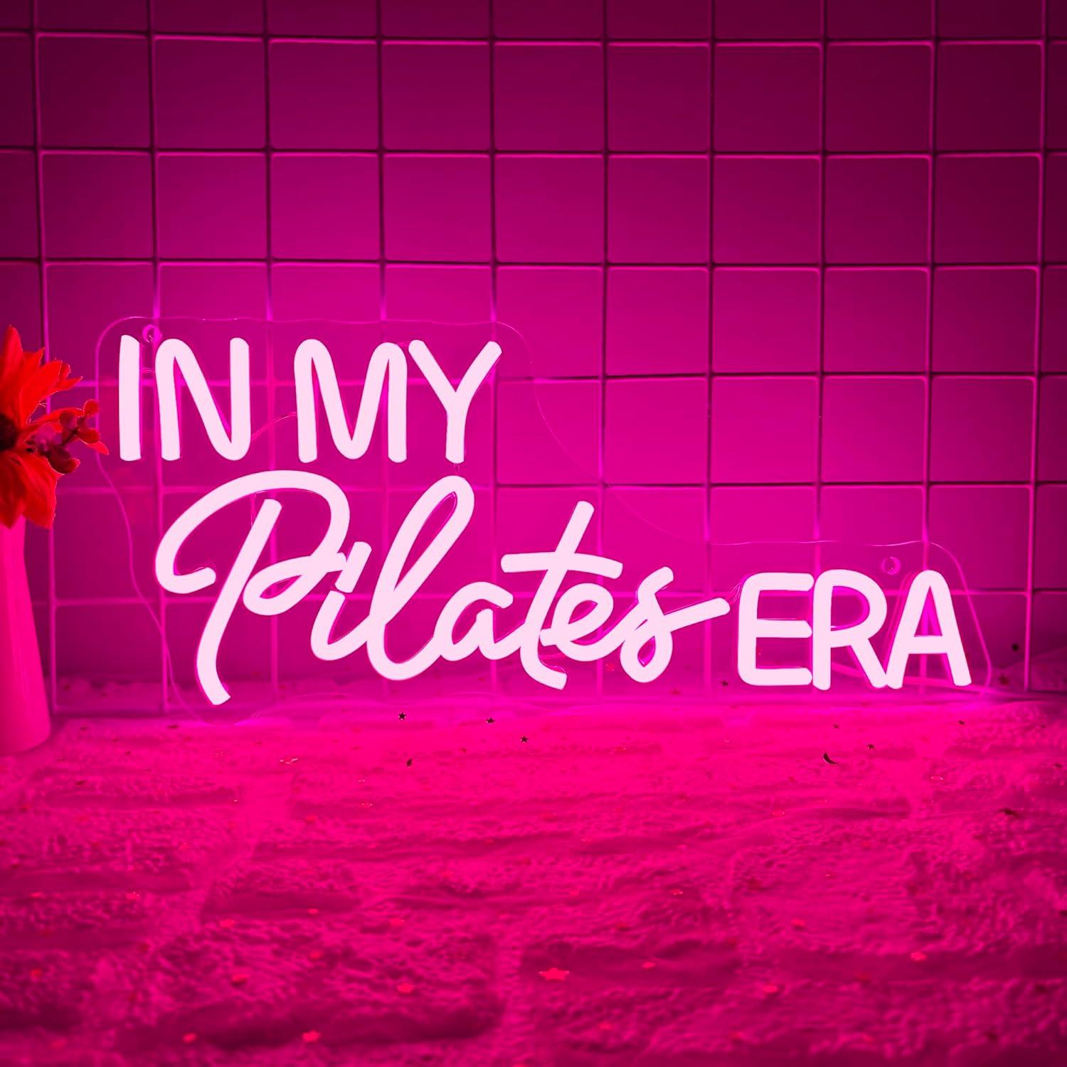 In My Pilates Era Neonschild D – Home Gym Yoga Room Bewertung und Preis