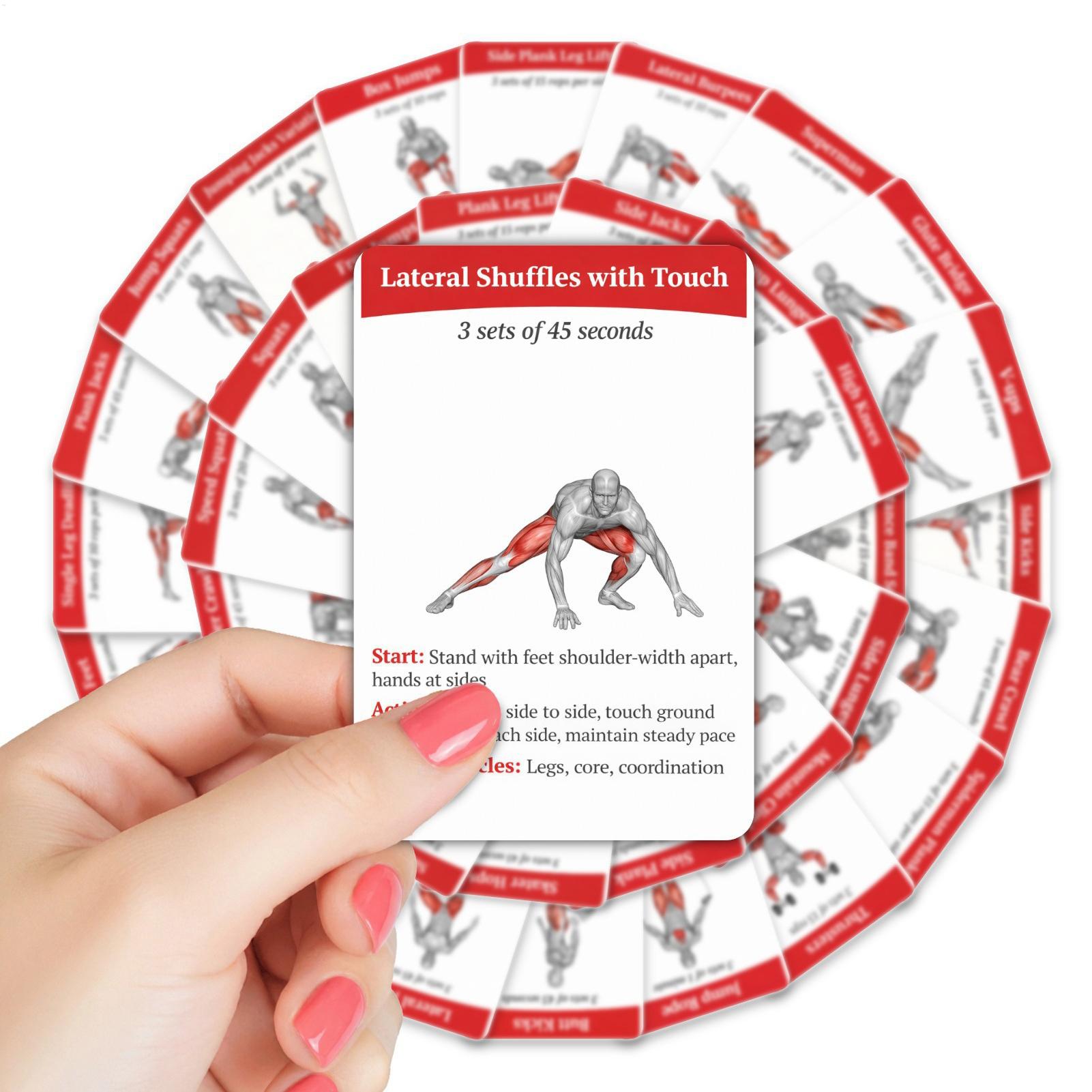 Workout-Karten Übungsdeck 36 S – Home Gym Equipment Set Bewertung und Preis