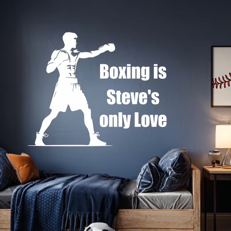 Personalisierter Box-Wandaufkl – Home Gym Names Bewertung und Preis