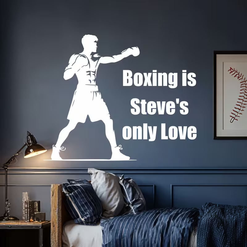 Personalisierter Box-Wandaufkl – Home Gym Names Bewertung und Preis