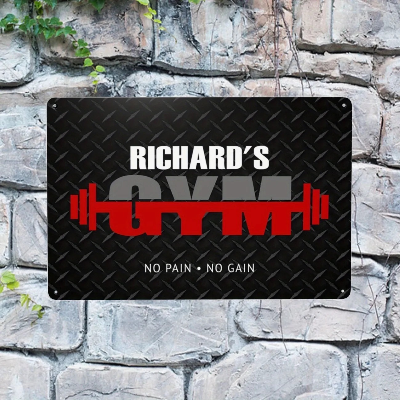 Personalisiertes Metall-Fitnes – Home Gym Names Bewertung und Preis