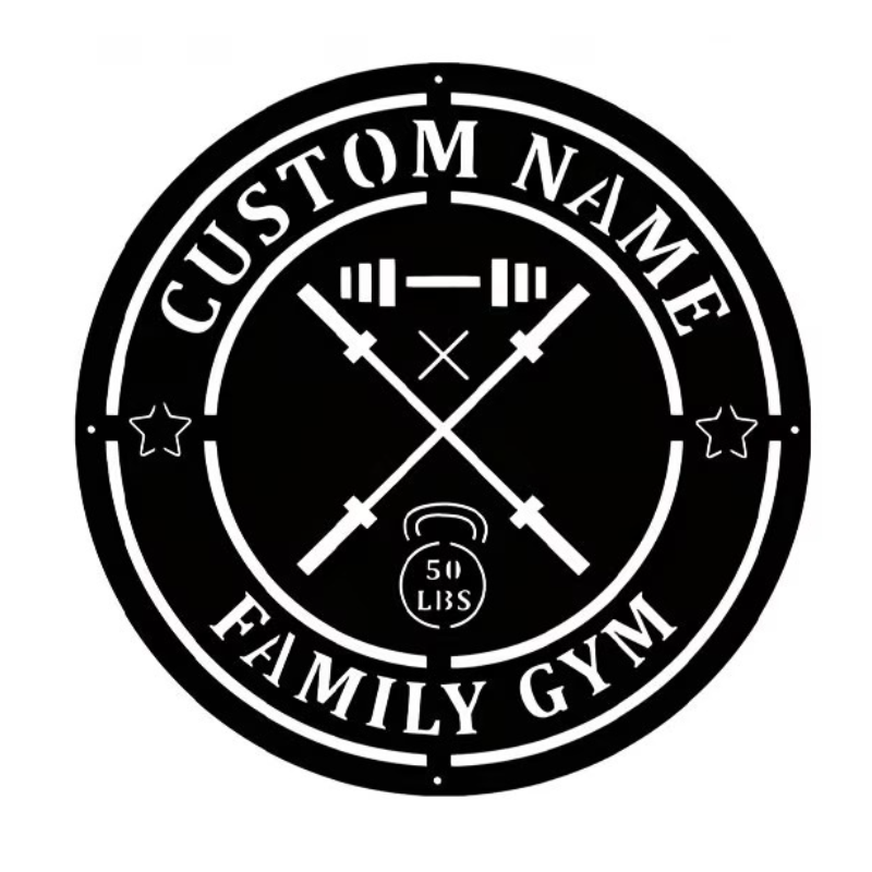 Personalisiertes Metallschild  – Home Gym Names Bewertung und Preis