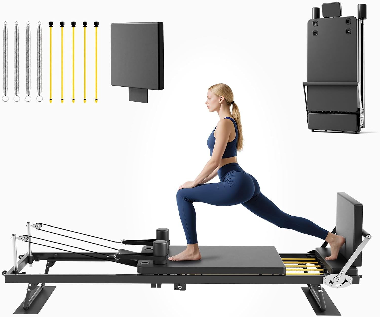 Faltbare Pilates-Reformer-Masc – Home Gym Equipment Set Bewertung und Preis