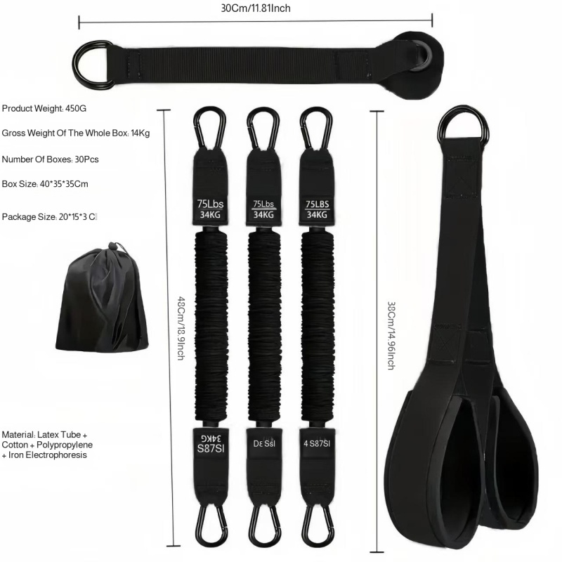 Widerstandsband-Set Trizeps-Se – Home Gym Equipment Set Bewertung und Preis